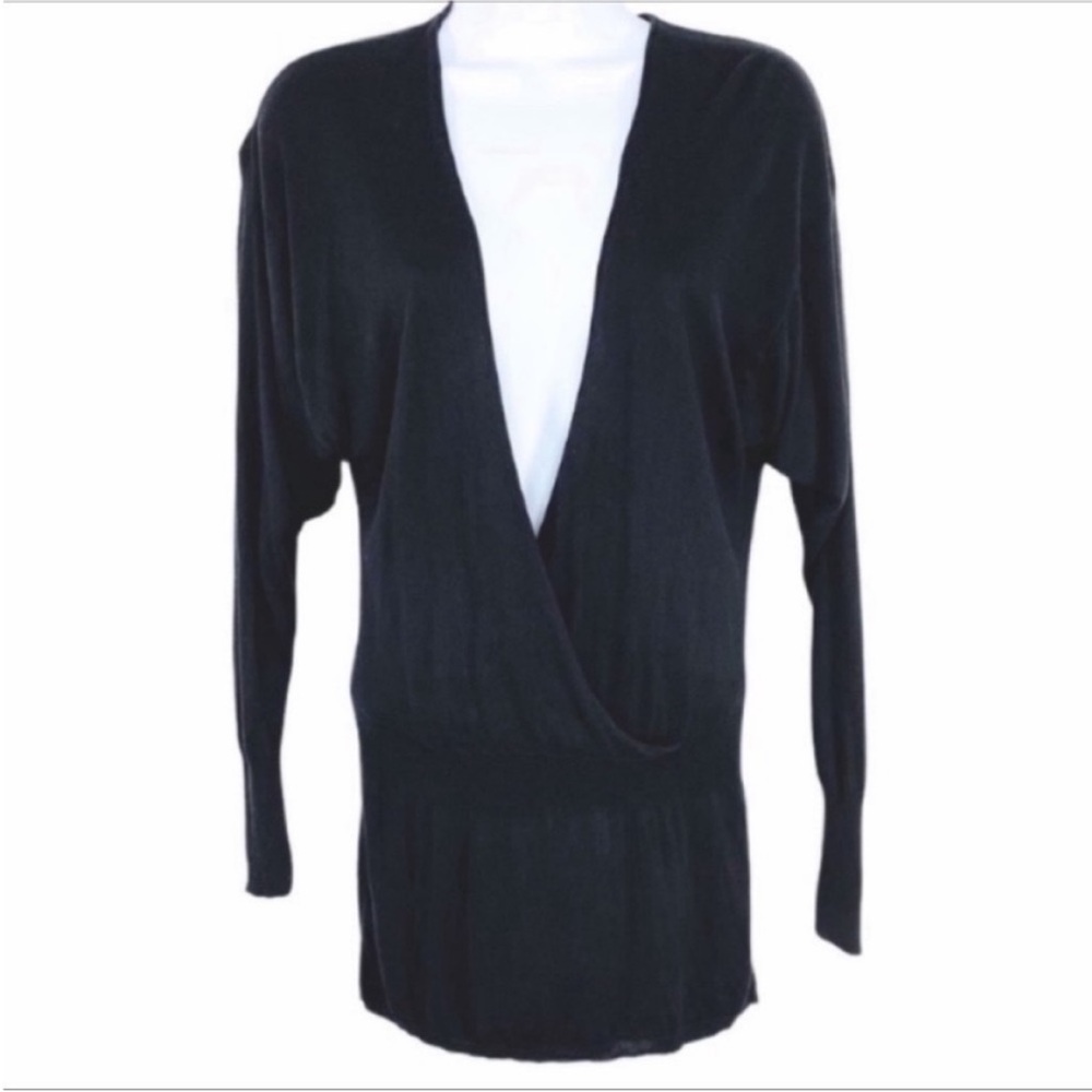 LOFT faux wrap sweater S